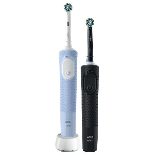 Oral B Spazzolino elettrico VITALITY PRO Duo Gift Edition Blue e Black