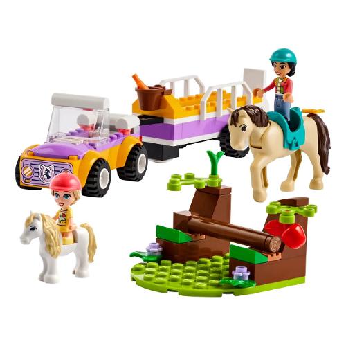 LEGO Rimorchio con Cavallo e Pony ( 105 Pz ) FRIENDS 4a+ 42634