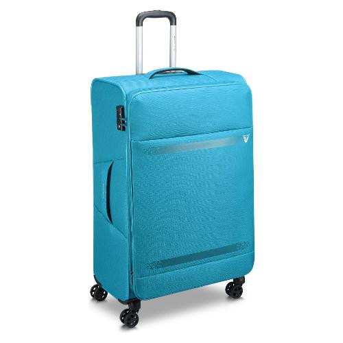 Roncato Trolley morbido espandibile 4 ruote (45x30x78 cm) JAZZ 4.0 turchese 41464168