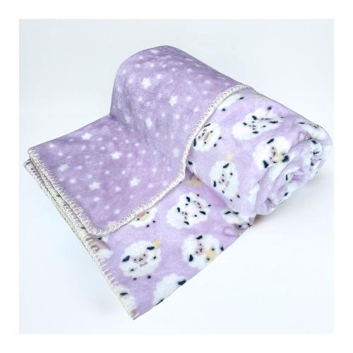 Baby Idea Coperta lettino Pile 100% poliestere double face (135x110cm) Assortito PFLFF