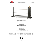 Girarrosto R.ZETA da caminetto 10-12 kg portata Nero e Inox CADORE