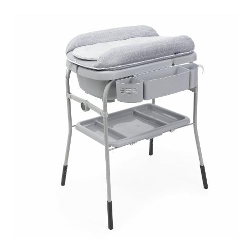 Chicco Fasciatoio pieghevole con bagnetto (82x65,5x107cm) CUDDLE & BUBBLE Grey melange 00 79348 690