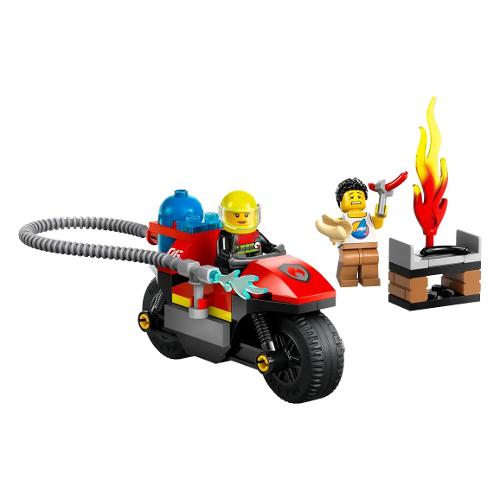 LEGO Motocicletta dei Pompieri ( 57 Pz ) CITY FIRE 4a+ 60410