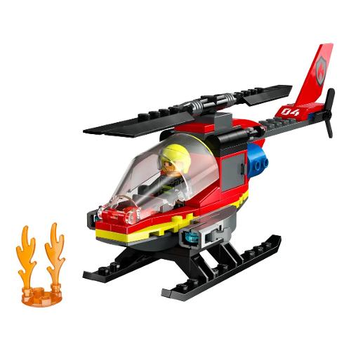 LEGO Elicottero dei Pompieri ( 85 Pz ) CITY FIRE 5a+ 60411