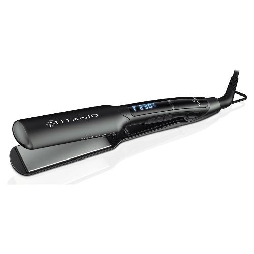 Ga Ma Piastra capelli X WIDE Digital Titanio 4D Black GI3036