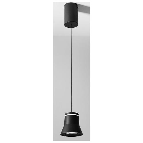 Vivida International Sospensione CLOCHE Nero (10,9x200cm) 0101 30 NE 1 luce - LED - Max 6W