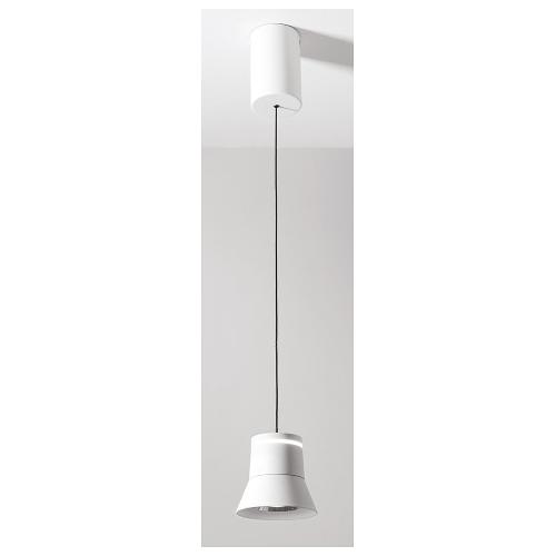 Vivida International Sospensione CLOCHE Bianco (10,9x200cm) 0101 30 BI 1 luce - LED - Max 6W