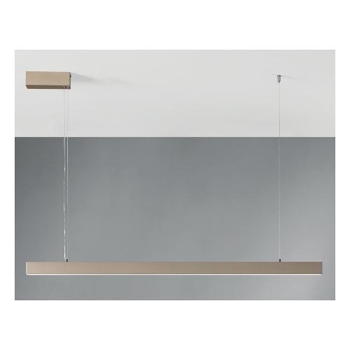 Vivida International Sospensione SEGMENTO Sabbia (125x16x160cm) 0100 31 SA WN 1 luce - LED - Max 38W
