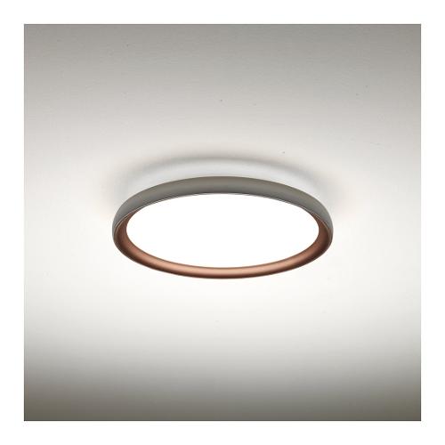 Vivida International Plafoniera ATENA Silver e Ramato (6,5x40cm) 0104 20 SR WN 1 luce - LED - Max 36W