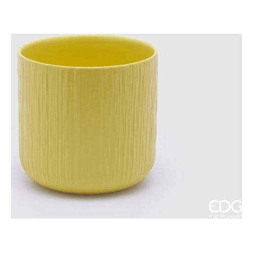 Edg Vaso piante tondo GEN giallo (15x14,5 cm) 020666 200
