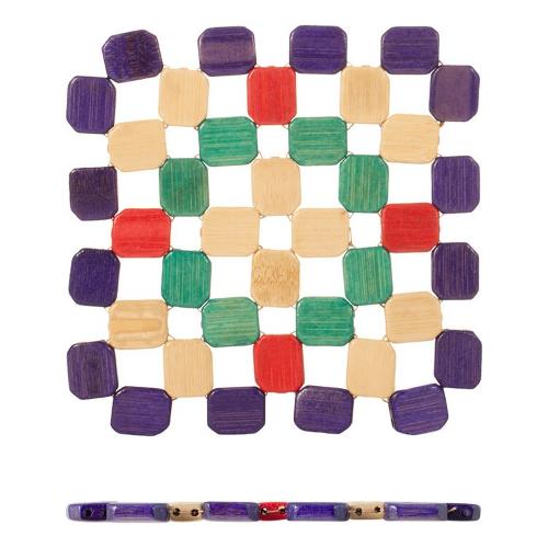 H&H Sottopentola Quadro Bamboo (16x16cm) Multicolor 8879700