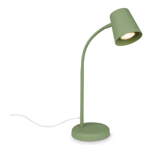 Briloner Lampada tavolo SKRIVA Verde (13x38,5cm) 7476019 1 luce - GU10 - Max 9W