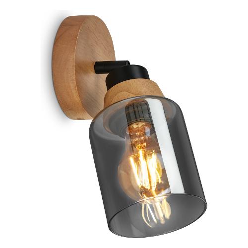 Briloner Faretto spot HEMA Nero (21x11,5cm) 2485015 1 luce - E27 - Max 10W