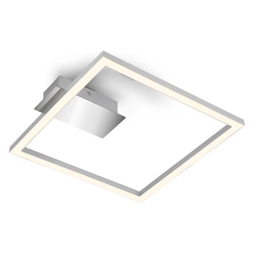 Briloner Plafoniera FRAME Cromato opaco (25x4,5x26,5cm) 3780014 1 luce - LED - Max 14W