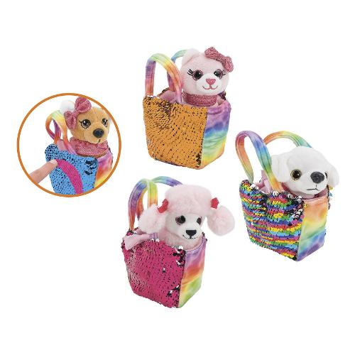 Globo Peluche Puppy in the bag PELUX Assortito 83455