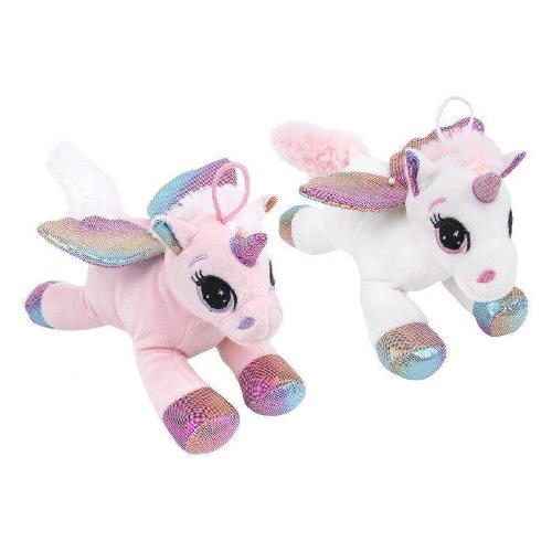 Globo Peluche Unicorno sdraiato (20cm) PELUX Assortito 41582
