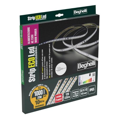 Beghelli Striscia led 200cm (20W) , luce calda ECOLED PROFESSIONAL 57688