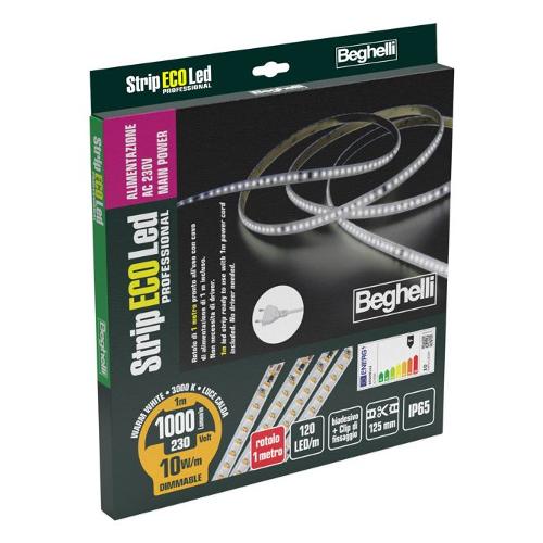 Beghelli Striscia led 100cm (10W) , luce calda ECOLED PROFESSIONAL 57690