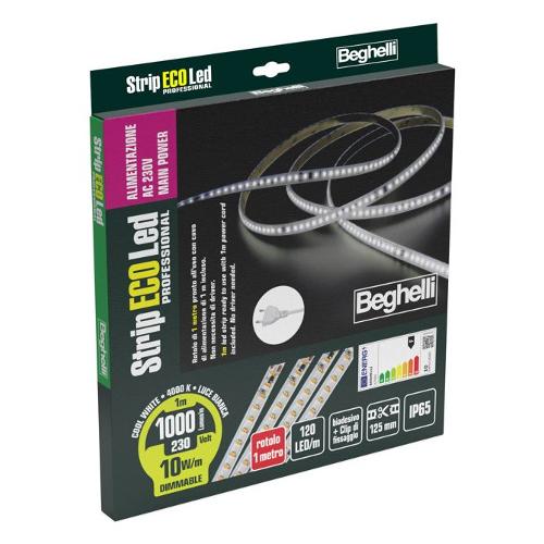 Beghelli Striscia led 100cm (10W) , luce fredda ECOLED PROFESSIONAL 57691