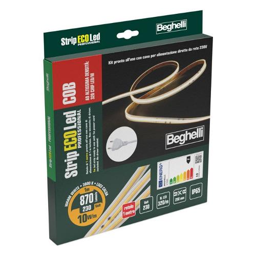 Beghelli Striscia led 100cm (10W) , luce calda ECOLED PROFESSIONAL 57685