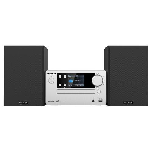 Kenwood Compatto HI FI Bluetooth Silver 2x 25w M725DAB S