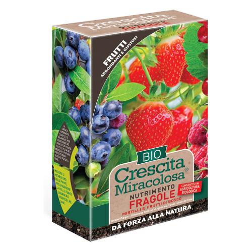 Crescita Miracolosa Concime granulare Fragole Bio 450 gr C007005