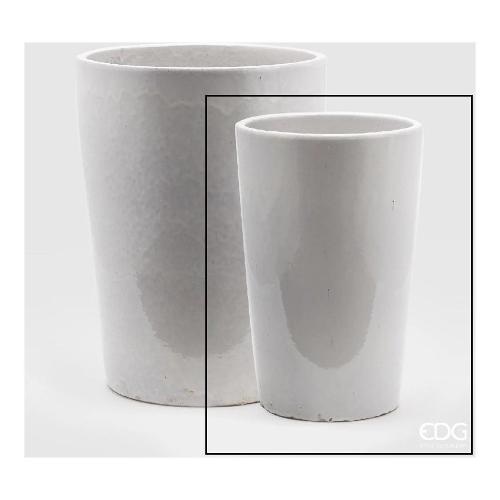Edg Vaso Ceramica (41cm) Bombato M White Bianco 015699 10