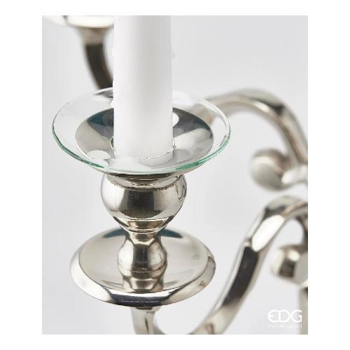 Edg Porta candela (8cm) Disco Salvacera Cromato 104300 00