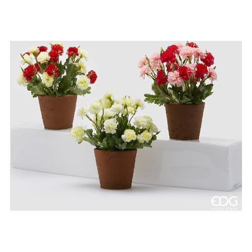 Edg Pianta artificiale Garofani assortito 802728 95