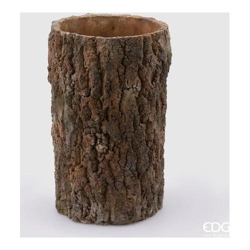 Edg Vaso piante cilindro Corteccia (22x35 cm) 020242 00