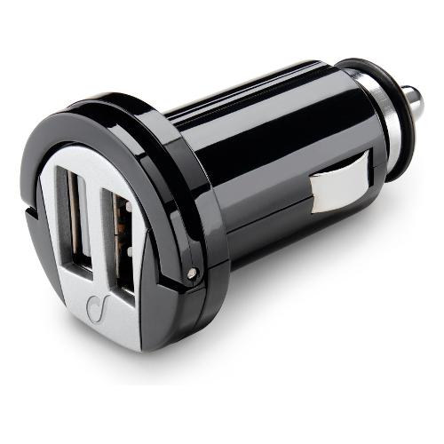 Cellular Line Caricabatterie accendisigari USB Type-A CAR CHARGER 15W Dual port  Black MICROCBRUSBDUAL2A