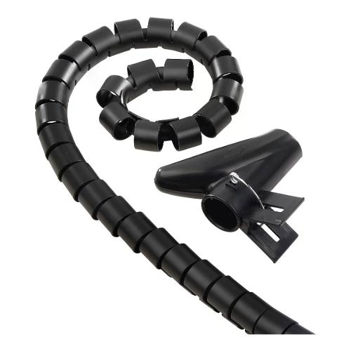 Hama Passacavi Tubo flessibile a spirale Black 00220997
