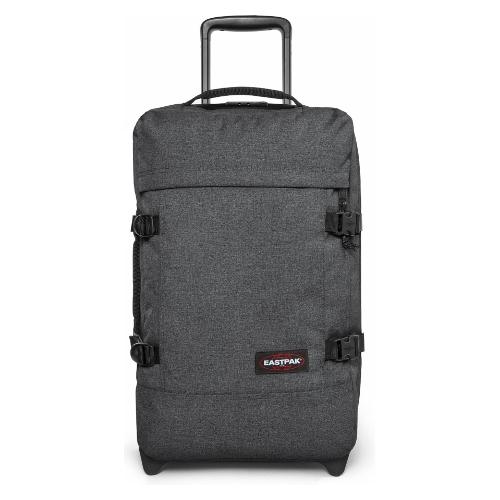 Eastpak Zaino viaggio (42Lt) con trolley 2 ruote STRAPVERZ (32,5x24x51cm) Black denim EK00096L77H