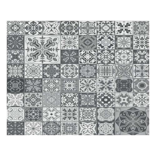 Tavola & Co. Plastica adesiva Cementine Effetto vetro grigio (200x45 cm) R411197