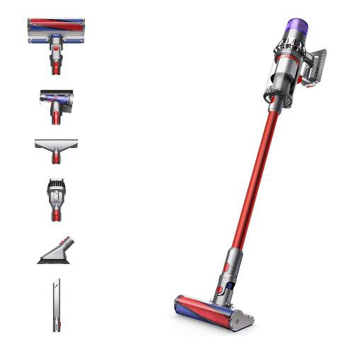 Dyson Scopa elettrica batteria V11 Fluffy Nickel e Red 476550 01