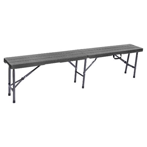 Amicasa Panca pieghevole (180x25x43cm) Grigio SBK 180