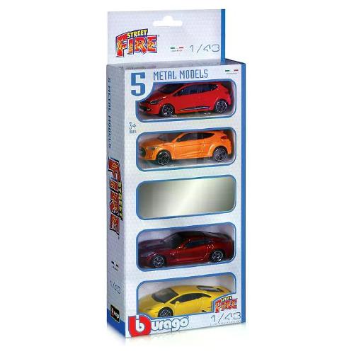 Bburago Set auto modelli Street Fire Special scala 1:43 5 pz Assortito 926580 012