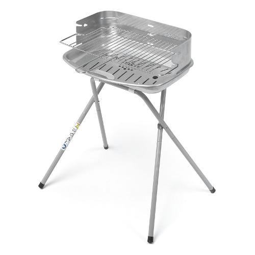 Ompagrill Barbecue Carbonella con griglia Silver 40098 ALUMINIZED