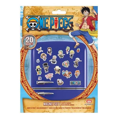 Gadget ONE PIECE Set Chibi Magneti 20 pz Assortito MS65092