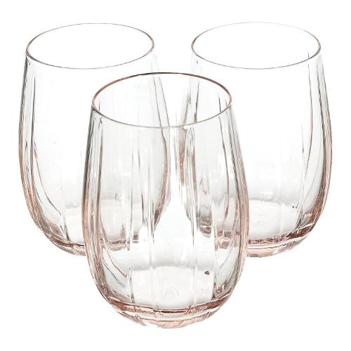 Pasabahce Set bicchieri Acqua 3 pz (380ml) LINKA Rosa
