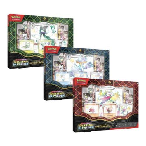 Carte gioco POKEMON SV4.5 Destino di Paldea Collezione Premium Assortito  PK60457-I