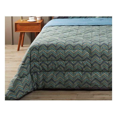 Bassetti Trapunta piazza e mezza ZIG ZAG Verde acqua 9326883