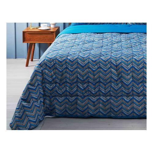 Bassetti Trapunta piazza e mezza ZIG ZAG Blue moon 9326882