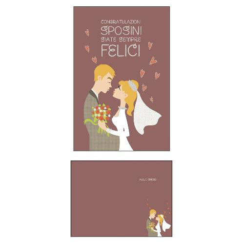 Marpimar Biglietto auguri Matrimonio (11,8x16,8 cm) LOD100