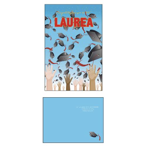 Marpimar Biglietto auguri Laurea (11,8x16,8 cm) LOD110