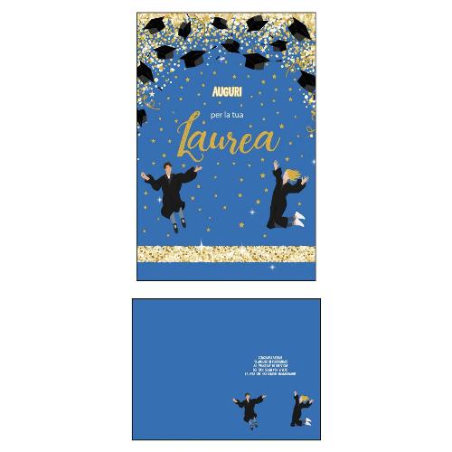 Marpimar Biglietto auguri Laurea (11,8x16,8 cm) LOD113