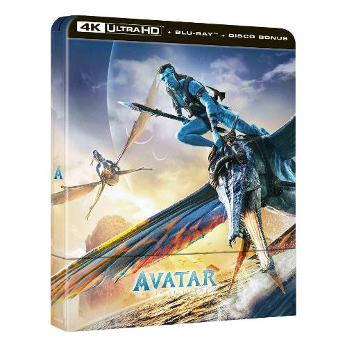 Eagle Pictures Blu Ray 4K Avatar - La Via Dell'Acqua (Steelbook) (4K Ultra Hd+Blu-Ray+Ocard) - James Cameron 861271RVDO