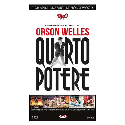 Terminal Video DVD Quarto Potere E I Grandi Classici Di Hollywood Cofanetto (6 Dvd) - Merian C. Cooper, William Dieterle, John Ford, Alfred Hitchcock, Jacques Tourne
