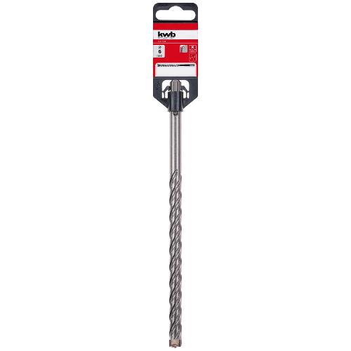 Kwb Punta SDS trapano muratura, calcestruzzo armato e pietra naturale d. 6mm HB4X 260206