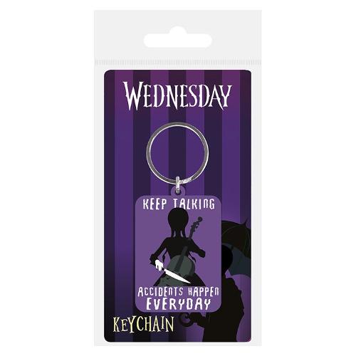 Pyramid International Porta chiavi Accidents Happen Everyday WEDNESDAY ADDAMS RK39491C